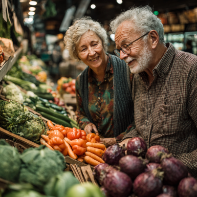 Persoane în vârstă active și energice